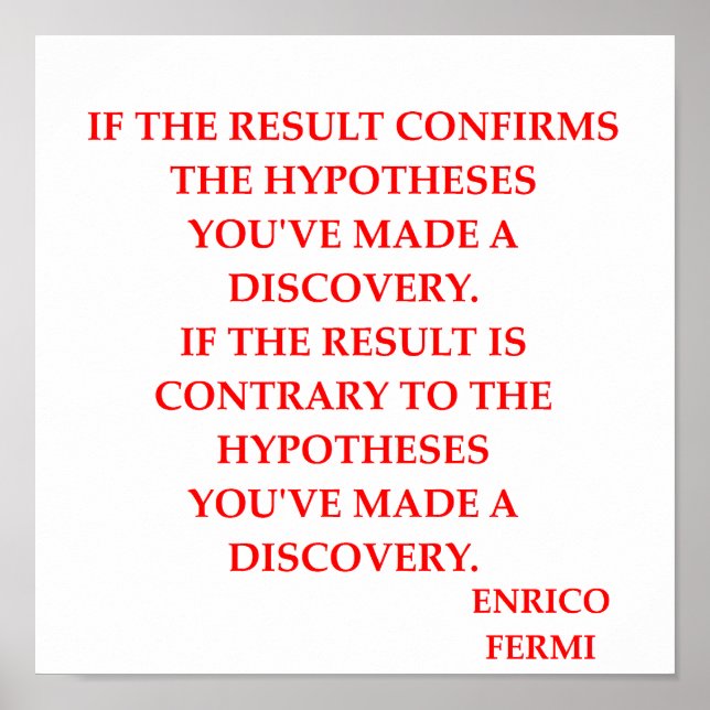 Poster enrico fermi (Devant)