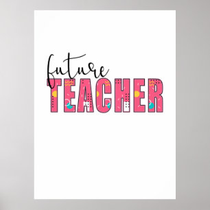 Poster Enseignant Art futur Enseignant