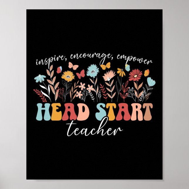 Poster Enseignant Early Head Start Reconnaissance Head St (Devant)