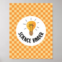enseignant encart de classeur de sciences ou affic