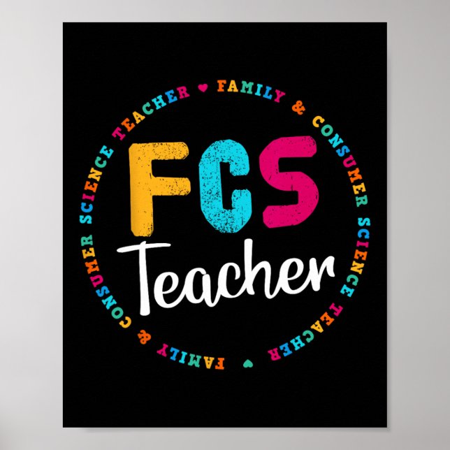 Poster Enseignant FCS - Enseignant Électif - Enseignant F (Devant)
