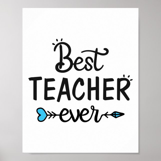 Poster ENSEIGNANT - Meilleur jamais (Devant)