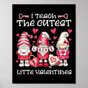 Poster Enseignant Valentines Jour I Enseigner Le Petit V