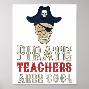 Poster Enseignants Pirates Arr Cool _ Parler Comme Une Jo
