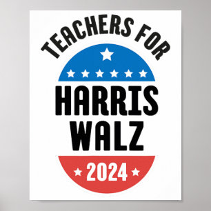 Poster Enseignants Pour Harris Wheimer 2024