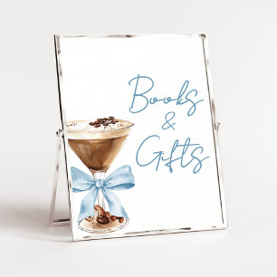 Poster Enseigne Café Arc-en-ciel Livres et Cadeaux