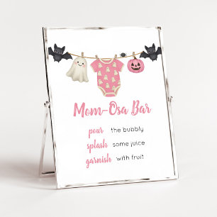 Poster Enseigne de bar pour maman Osa avec un thème de vê