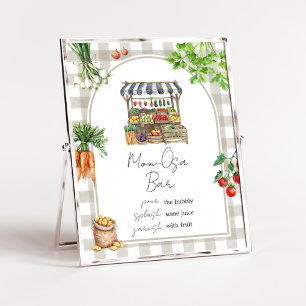Poster Enseigne de bar pour maman Osa pour les agriculteu