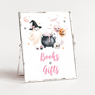 Poster Enseigne Livres et Cadeaux Little Boo Ghost Rose