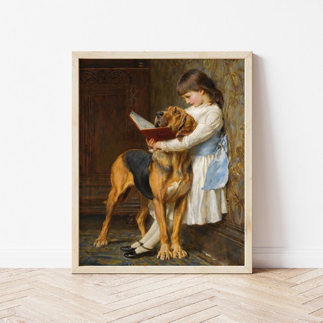 Poster Enseignement obligatoire | Briton Riviere (Créateur téléchargé)