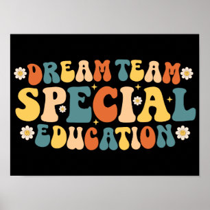 Poster Enseignement spécial de l'équipe de rêve