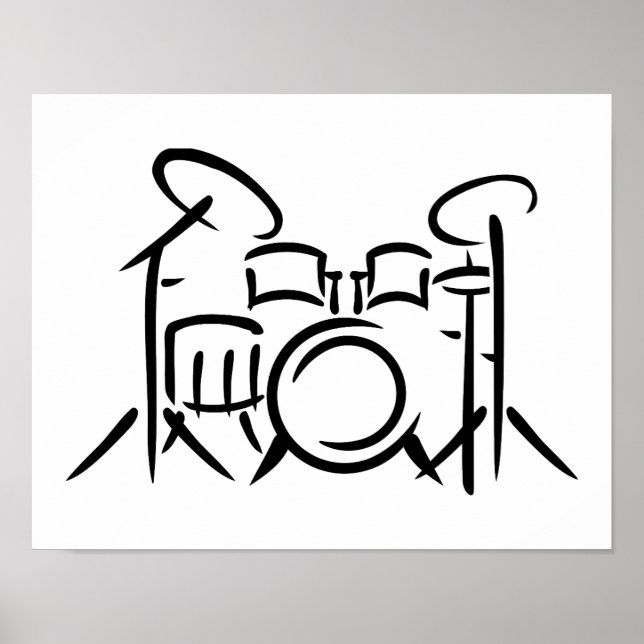 Poster Ensemble à tambour (Devant)