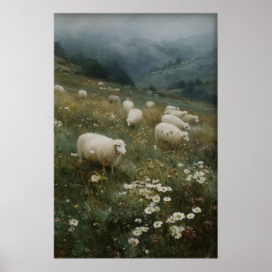Poster Ensemble d'art mural de ferme de 8 impressions, Co