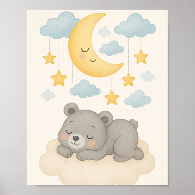 Poster Ensemble d'art mural pour nurserie Sweet Dreams –  (Devant)