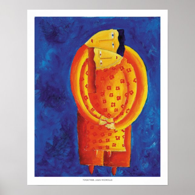 Poster Ensemble de la peinture acrylique contemporaine Im (Devant)