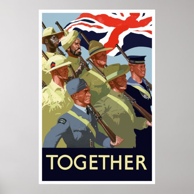 Poster Ensemble — Empire britannique 2ÈME GUERRE MONDIALE (Devant)