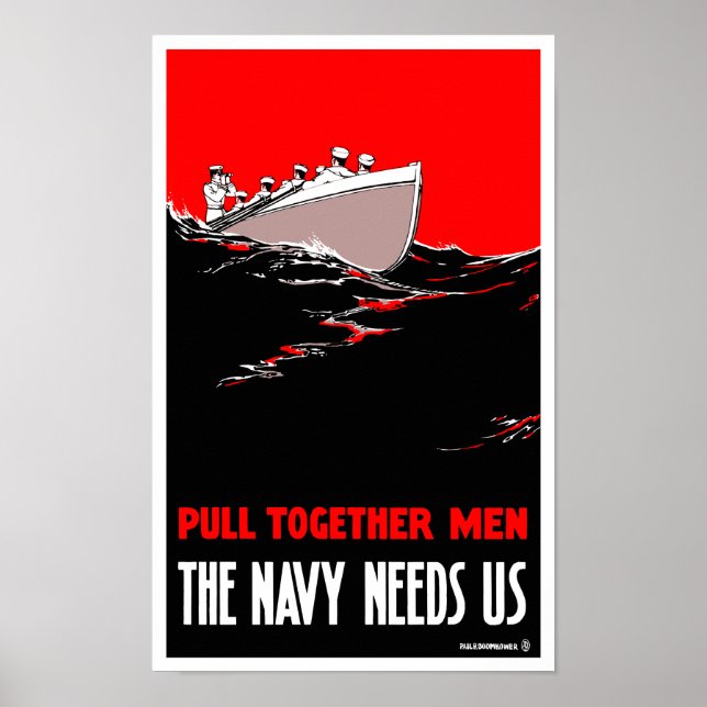 Poster Ensemble - La Marine A Besoin De Nous (Devant)