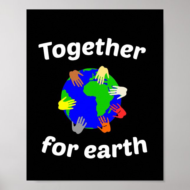 Poster Ensemble pour la terre (Devant)