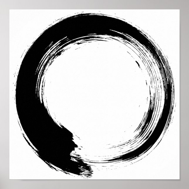 Poster Enso Zen Circle (Devant)