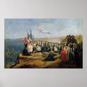 Poster Enterrement du Vicomte de Chateaubriand