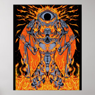 Poster Entité cosmique fière