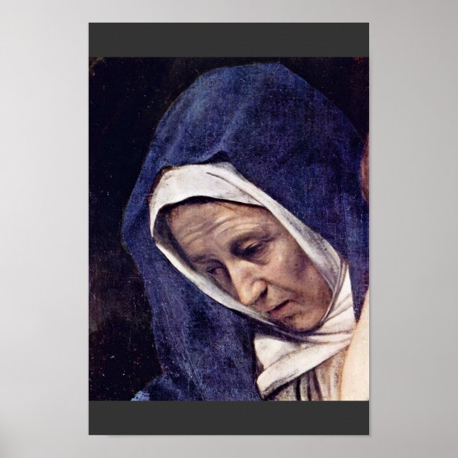 Poster Entombe Du Christ Par Michel-Ange Merisi Da (Devant)