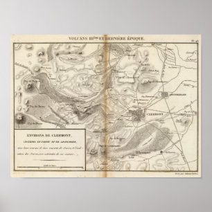 Poster Entoure De Clermont
