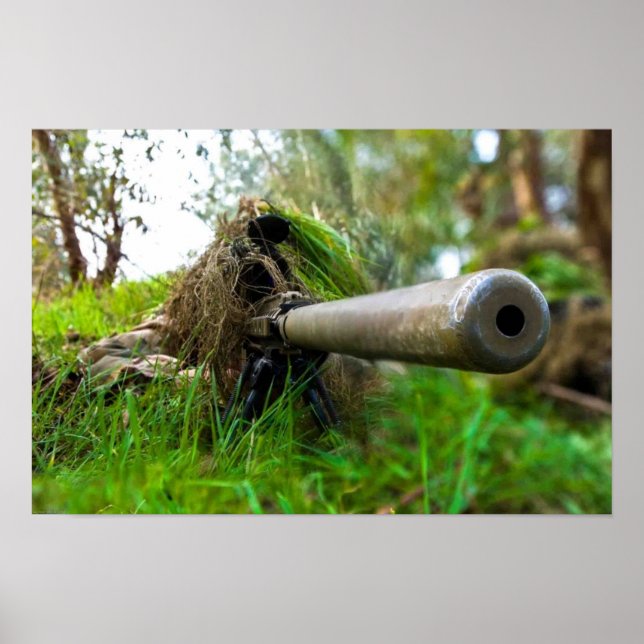 Poster Entraînement au sniper (Devant)