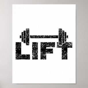 Poster Entraînement de levage Haltérophilie Gym 1