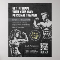 Entraîneur de fitness moderne Bodybuilding Instruc
