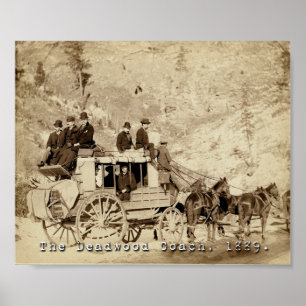Poster Entraîneur Deadwood 1889