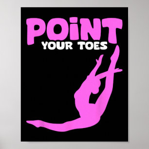 Poster Entraîneur drôle de gymnastique acrobatique Gymnas