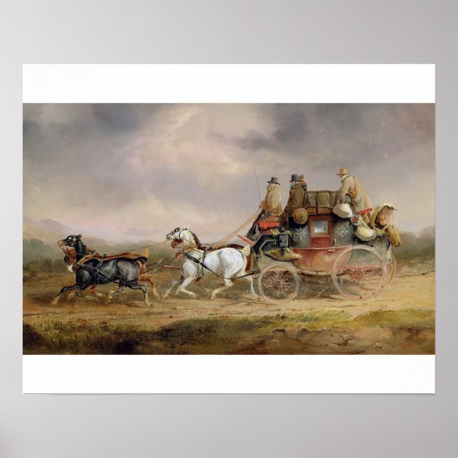 Poster Entraîneurs de courrier sur la route : The Louth-L (Devant)
