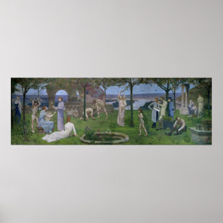 Poster Entre art et nature, 1890