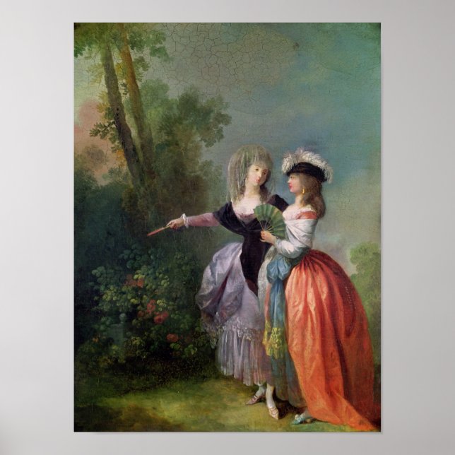 Poster Entre les deux, 1780 (Devant)
