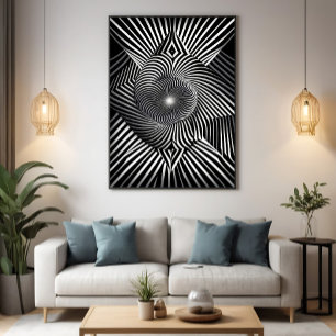 Poster Entre les lignes et les dimensions