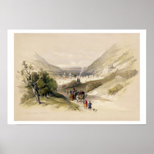 Poster Entrée à Naplouse, 17 avril 1839, assiette 41 pour