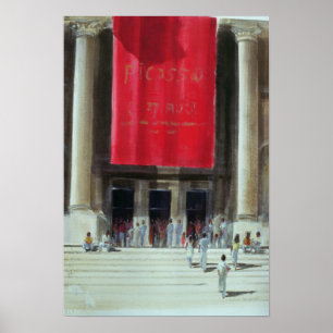 Poster Entrée au musée métropolitain New York