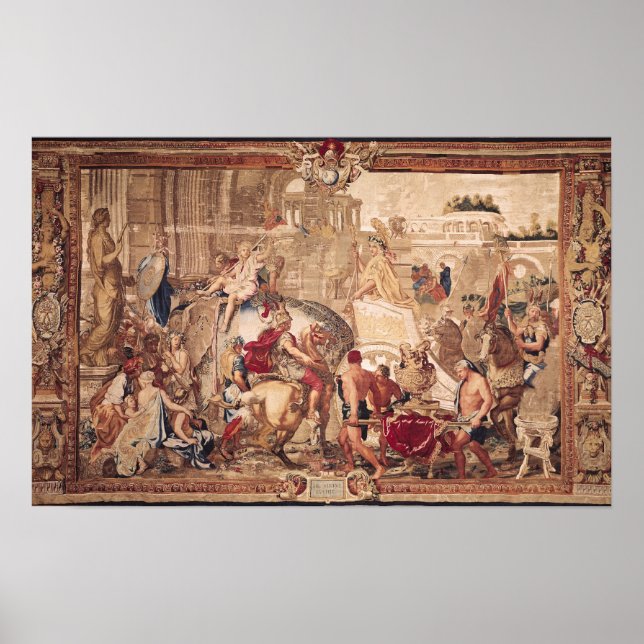 Poster Entrée d'Alexandre III le Grand dans (Devant)