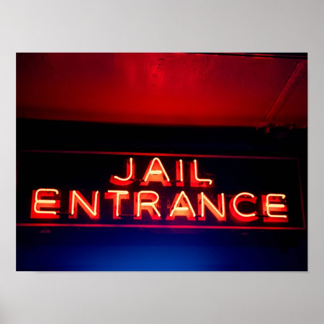 Poster Entrée de la prison (Devant)