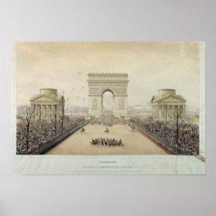 Poster Entrée de Napoléon III à Paris