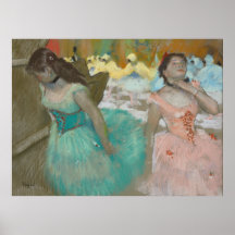 Entrée des danseurs masqués Degas Canvas Imprimer