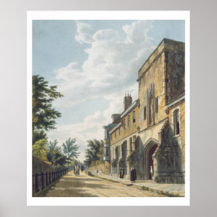 Poster Entrée d'université de Winchester avec Hous du