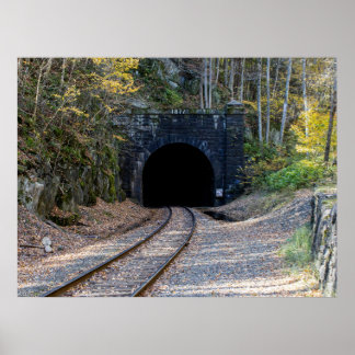 Poster Entrée Est du tunnel de Hoosac