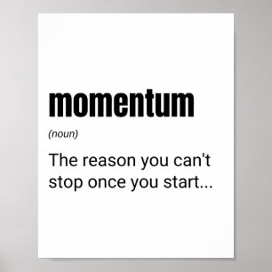 Poster Entrepreneurs et dirigeants Momentum Définition