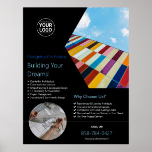 Poster Entreprise architecturale personnalisée