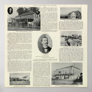 Poster Entreprises de Petaluma, la Californie