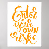 Entrez À Vos Propres Risques Script Halloween Bien