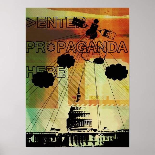 POSTER >ENTREZ LA PROPAGANDE ICI (Devant)