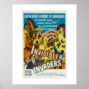Poster Envahisseurs invisibles